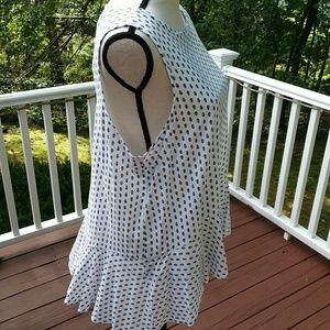 Libby Edelman Hi-Low Sleeveless Blouse